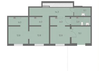 Продам помещение свободного назначения, 89.5 м2, Санкт-Петербург, Чарушинская улица, 26к1, муниципальный округ Полюстрово
