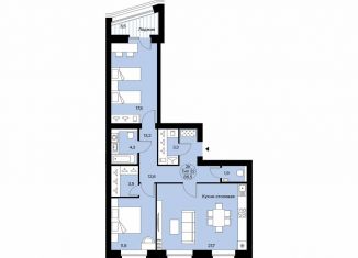Продается 3-комнатная квартира, 86.5 м2, Сыктывкар, Октябрьский проспект, 137, район Орбита