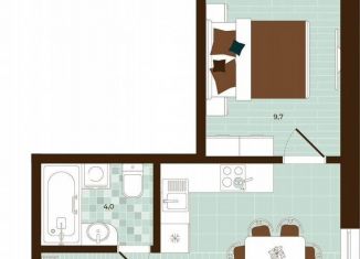 Продажа 2-ком. квартиры, 40.2 м2, Тула