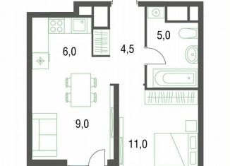 Продаю 2-комнатную квартиру, 37 м2, Котельники