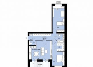 Продам 3-комнатную квартиру, 91.2 м2, Сыктывкар, Октябрьский проспект, 137, район Орбита