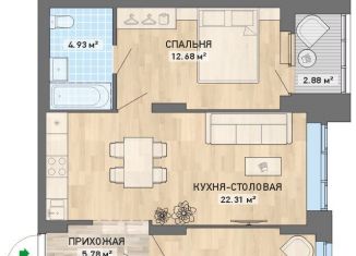 Продаю 2-комнатную квартиру, 63.5 м2, Екатеринбург, ЖК Квартал Энтузиастов