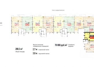 Торговая площадь на продажу, 208.3 м2, село Засечное, улица Натальи Лавровой, 12