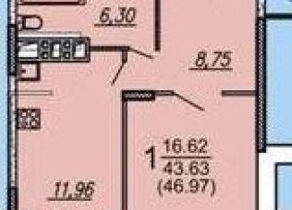 Продается 1-ком. квартира, 47 м2, Брянск, улица имени А.Ф. Войстроченко, 8, ЖК Квартал Авиаторов