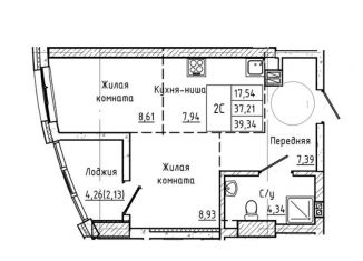 Продажа двухкомнатной квартиры, 41 м2, Ростов-на-Дону, Привокзальная улица, 3В, Железнодорожный район