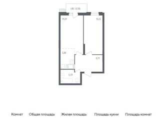 Продам 1-комнатную квартиру, 54.5 м2, посёлок Жилино-1, жилой комплекс Егорово Парк, к3