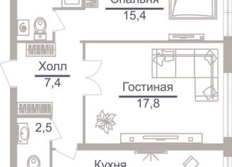 Продается 2-ком. квартира, 65.6 м2, Москва, Херсонская улица, 43к5, ЖК Оникс Делюкс