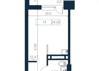 Продается квартира студия, 24 м2, Владивосток, Ленинский район