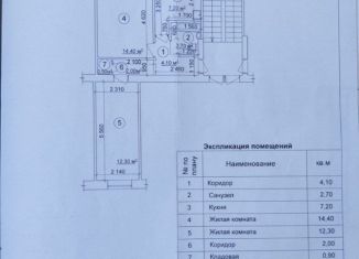 2-комнатная квартира на продажу, 43.6 м2, поселок городского типа Приморский, Юбилейная улица, 5