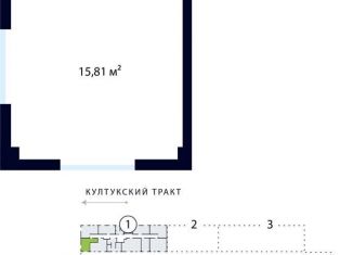 Продается квартира студия, 32.6 м2, рабочий поселок Маркова, улица Академика Герасимова, 6