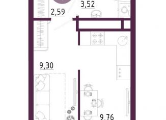 Квартира на продажу студия, 27.5 м2, Тульская область