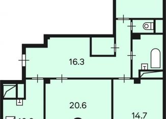 Продажа 3-ком. квартиры, 80.1 м2, Москва, Дмитровское шоссе, 70, метро Верхние Лихоборы