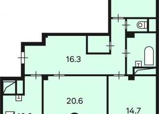 Продаю 3-ком. квартиру, 80.1 м2, Москва, Дмитровское шоссе, 70, ЖК Мой адрес в Бескудниково-2