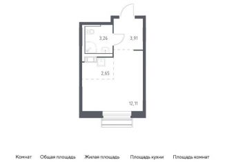 Продается квартира студия, 21.9 м2, село Лайково