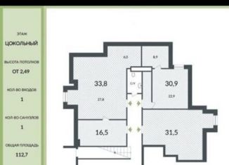 Продается помещение свободного назначения, 112.7 м2, Шлиссельбург, улица Кирова, 5