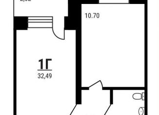 Продается однокомнатная квартира, 32.5 м2, рабочий посёлок Тучково, микрорайон Дружный, 12