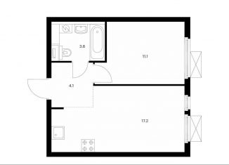 Продам 1-комнатную квартиру, 36 м2, Москва, жилой комплекс Митинский Лес, 2.2, район Митино