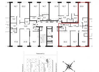 Продажа 3-ком. квартиры, 106.9 м2, Москва, ЗАО, Винницкая улица, 8к3