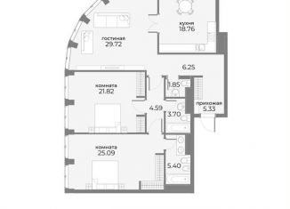 Продам 3-ком. квартиру, 122.5 м2, Москва, ЦАО