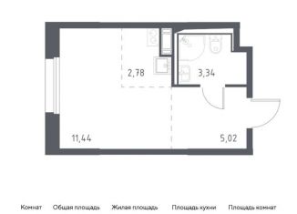 Продам квартиру студию, 22.6 м2, Ленинградская область, жилой комплекс Новые Лаврики, 1.1