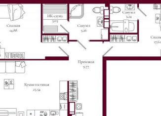 Продается 3-ком. квартира, 80 м2, Кировская область, улица Свободы, 28