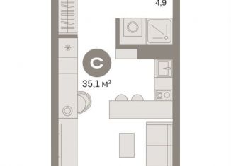 Продажа квартиры студии, 35 м2, Москва, СВАО