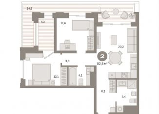 Продаю 2-ком. квартиру, 88.8 м2, Москва, метро Бутырская