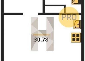 Продается квартира студия, 30.8 м2, Новосибирск, Октябрьский район