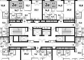 Продажа 3-ком. квартиры, 93.3 м2, Москва, Фестивальная улица, 15к24/3, район Левобережный