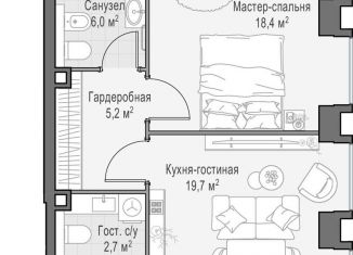 Продается 1-комнатная квартира, 56 м2, Москва, метро Улица 1905 года