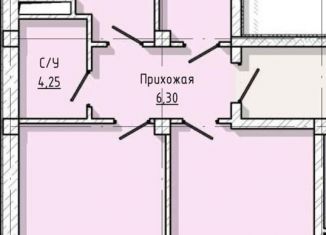 Продажа 2-комнатной квартиры, 58 м2, Нальчик, улица А.А. Кадырова, 24, ЖК Молодёжный