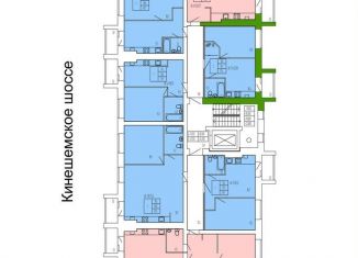 Продажа 1-ком. квартиры, 37.6 м2, Кострома, Центральный район, Кинешемское шоссе, 27/1