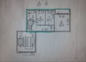 Продам 3-комнатную квартиру, 60 м2, Санкт-Петербург, Купчинская улица, 10к3, метро Дунайская