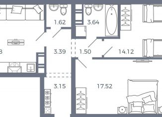 Продается 2-комнатная квартира, 65.2 м2, Самарская область