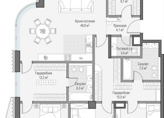 3-ком. квартира на продажу, 161.5 м2, Москва, ЦАО