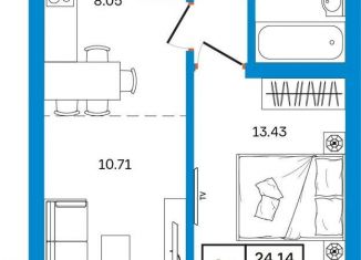 Продается двухкомнатная квартира, 41.9 м2, Уфа, Некрасовский переулок, 38