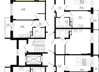 Продается 2-комнатная квартира, 46.1 м2, Ленинградская область, Рождественская улица, 2