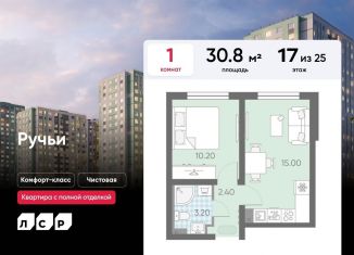 Продажа 1-ком. квартиры, 30.8 м2, Санкт-Петербург, метро Гражданский проспект