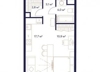 Продаю квартиру студию, 38.4 м2, Москва, жилой комплекс Союз, к3, СВАО