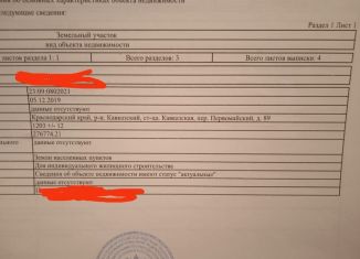 Продаю земельный участок, 12 сот., станица Кавказская, Первомайский переулок