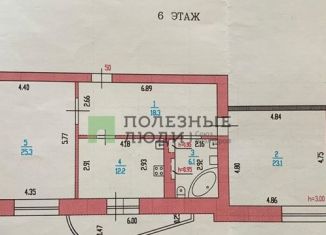 2-комнатная квартира на продажу, 85 м2, Барнаул, Центральный район, Партизанская улица, 44