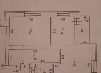 Продам двухкомнатную квартиру, 64.3 м2, Барнаул, улица Гущина, Ленинский район