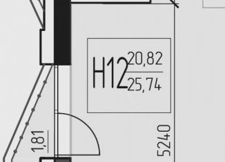 Продажа 1-ком. квартиры, 26 м2, Одинцово, улица Чистяковой, 8с2