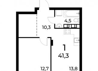 Продам 1-комнатную квартиру, 41 м2, Нижний Новгород