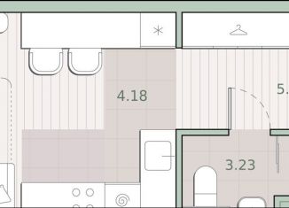 Квартира на продажу студия, 25.1 м2, Москва, ЗАО