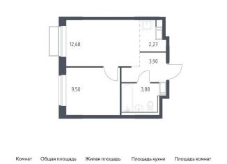 Продажа 1-комнатной квартиры, 32.2 м2, посёлок Мирный, жилой комплекс Томилино Парк, к6.3