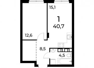 Продажа 1-комнатной квартиры, 40.5 м2, Нижний Новгород, метро Канавинская