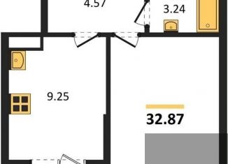 Продажа однокомнатной квартиры, 32.9 м2, Воронеж, Коминтерновский район, улица Славы, 7