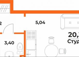 Продается квартира студия, 20.3 м2, Хабаровск