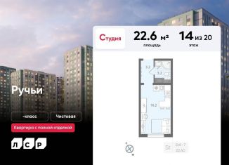 Продаю квартиру студию, 22.6 м2, Санкт-Петербург, Красногвардейский район